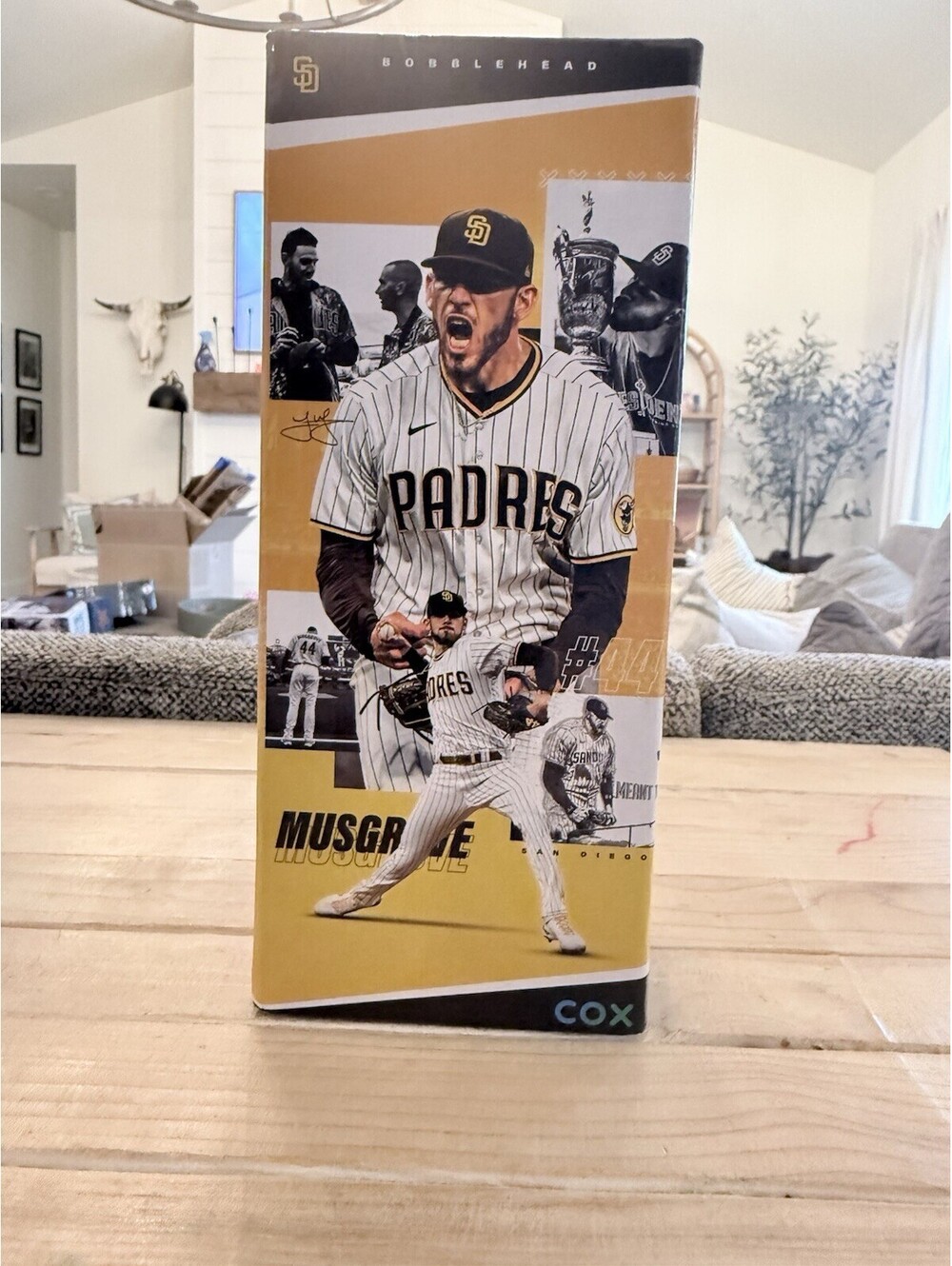 2022 Joe Musgrove San Diego Padres Bobblehead SGA 8/18/22 Awesome Mini Bobble